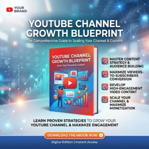YouTube Channel Growth Blueprint (Digital eBook)